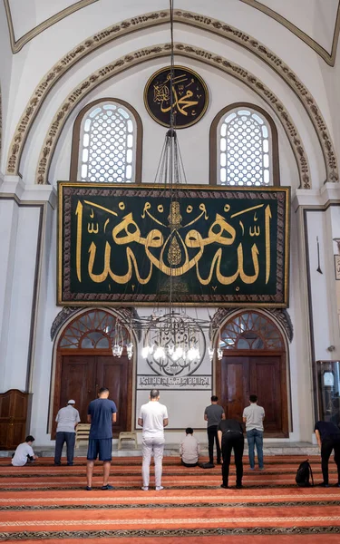 Bursa Turkey Αυγουστου Εσωτερική Άποψη Του Μεγάλου Τζαμιού Ulu Cami — Φωτογραφία Αρχείου