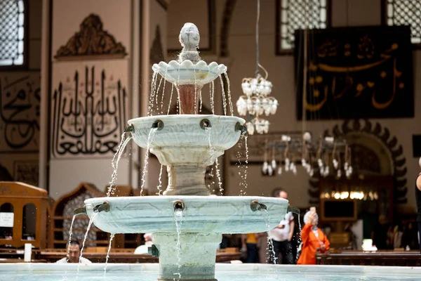 Bursa Turkey August Interior View Grand Mosque Ulu Cami August — Stock Photo, Image