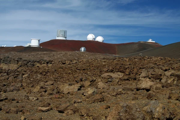 Los Observatorios en Mauna Kea (MKO) - Big Island, Hawaii — Foto de Stock