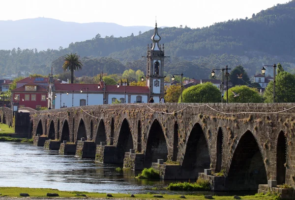 Stary medevial most ponte de Lima — Zdjęcie stockowe