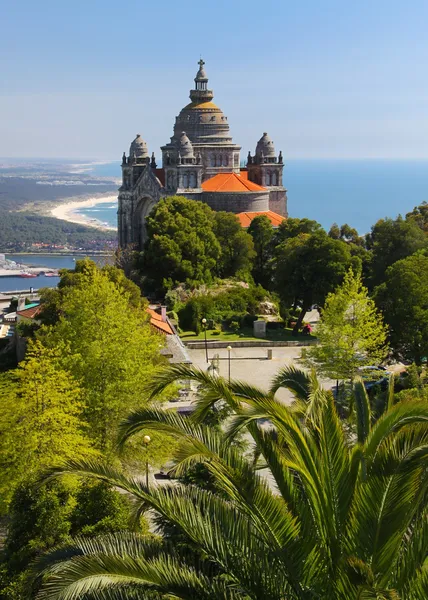 Basílica de Santa Luzia cerca de Viana do Castelo, Portugal 02 — Foto de Stock