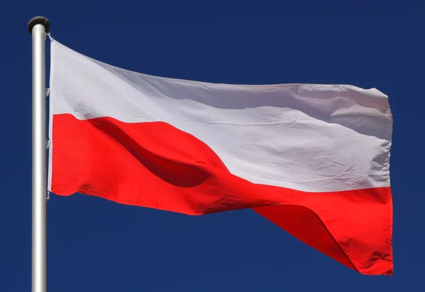 波兰在太阳的标志 — 图库照片