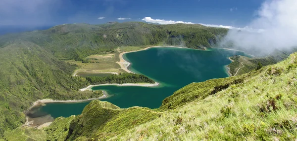 Laguna di fuoco sull'isola di Sao Miguel, Azzorre 02 — Foto Stock