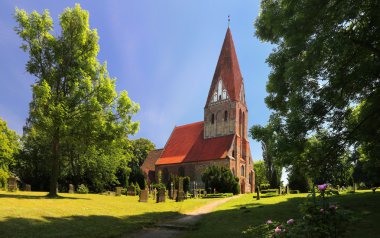 parkentin bucak kilise, mecklenburg-vorpommern, Almanya