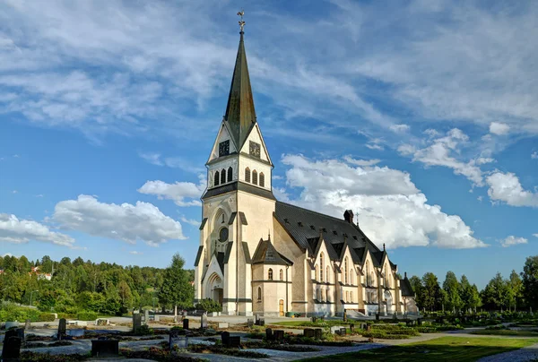 Igreja de Vindeln - Lapônia, Suécia — Fotografia de Stock