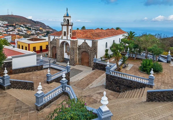Widok Przodu Kościół Nuestra Seora Concepcin Valverde Hierro Wyspy Kanaryjskie — Zdjęcie stockowe