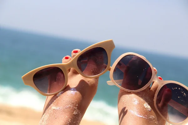 Ontspanning op het strand — Stockfoto