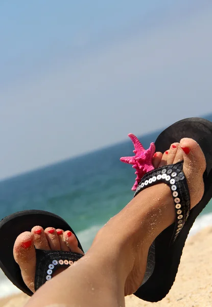 Relaxation on the beach — Stock Photo, Image