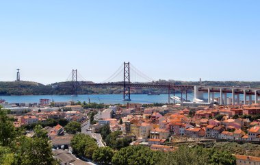 Lisbon, Portugal, 25th of April Bridge clipart