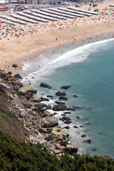 Praia Nazare, Portugal — Fotografia de Stock