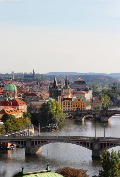 Prague bridges — Stock Photo, Image