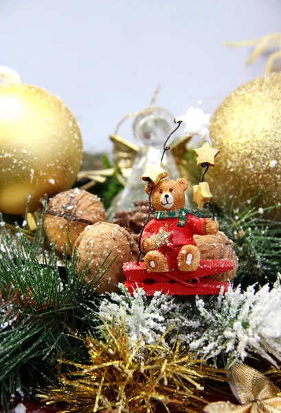 Christmas decorations (bear) — Stock Photo, Image