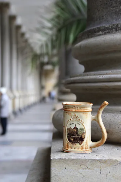 Karlovy Vary mug for water — Stock Photo, Image