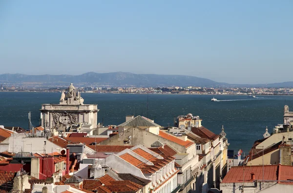 Panorama Lisabon, Portugalsko — Stock fotografie
