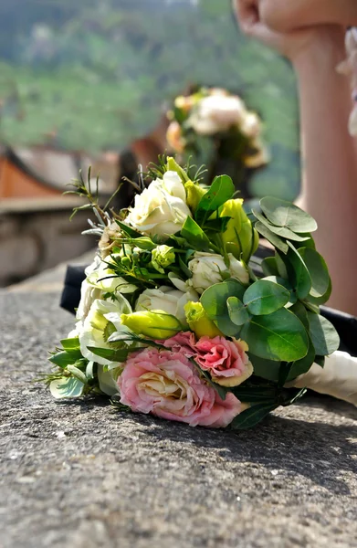 Belo buquê de casamento — Fotografia de Stock