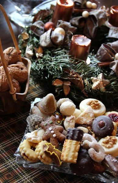 Weihnachten hausgemachte Süßigkeiten — Stockfoto