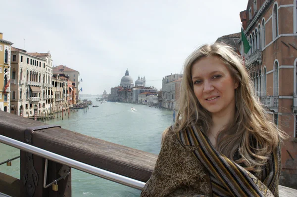 Mulher em Veneza — Fotografia de Stock