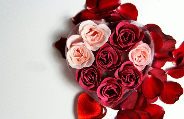 아름 다운 발렌타인 구성 — 스톡 사진