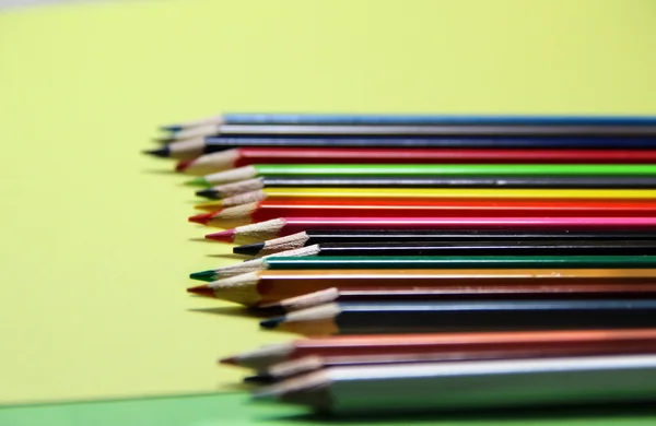 Çok renkli kalemler canlı Mix — Stok fotoğraf