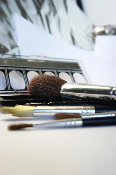 Maquillage et pinceaux — Photo