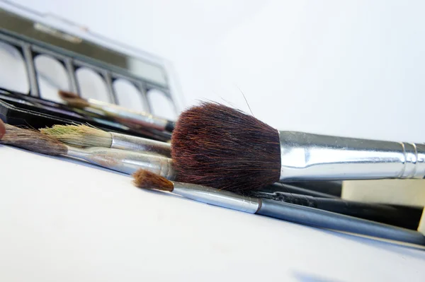 Makeup and brushes — Stock Photo, Image