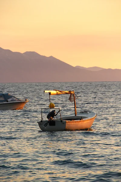 Adriatic sea in the evening — Stock Photo, Image