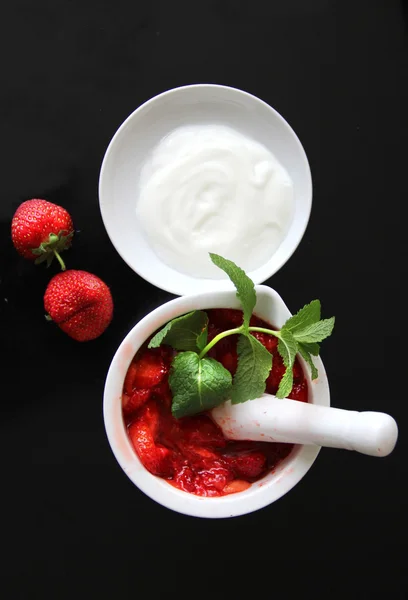 Homemade yoghurt — Stock Photo, Image