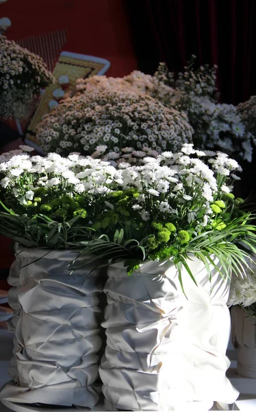 Flores de boda blancas — Foto de Stock