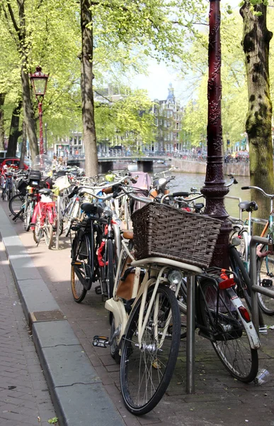 Amszterdam bicikli — Stock Fotó