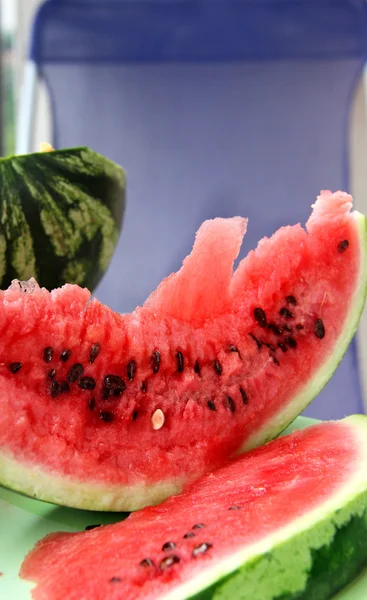 Mogna saftiga vattenmelon — Stockfoto