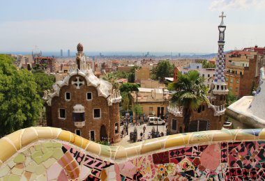 Park guell Barcelona, gaudi evleri ile İspanya