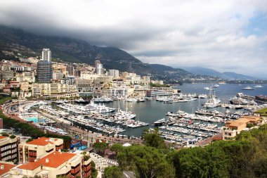 monte carlo şehir, monaco güzel görünümü