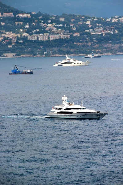 Jachty v monte carlo, Monako — Stock fotografie