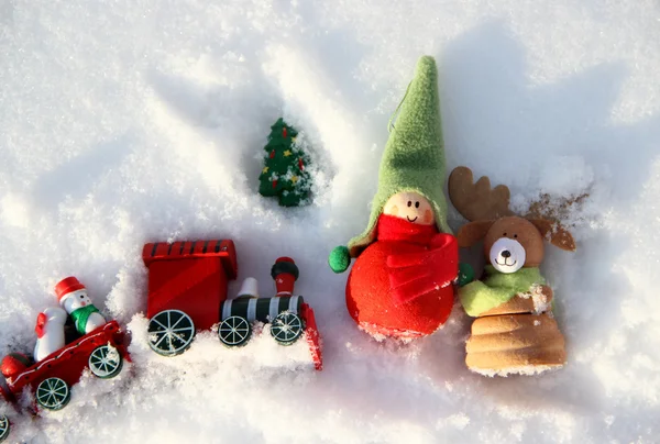 Christmas time with toys — Stock Photo, Image