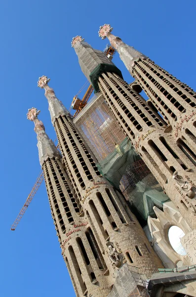 Sagrada familia в Барселоне, Каталония, Испания — стоковое фото