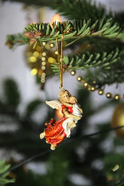 Hermoso árbol de Navidad decorado —  Fotos de Stock