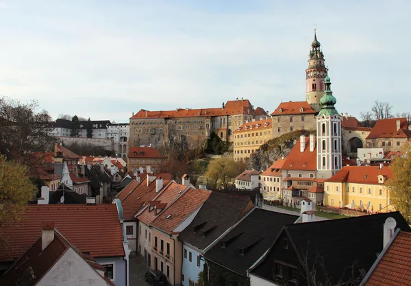 Krásný pohled na český krumlov, Česká republika — Stock fotografie