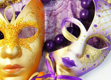 güzel Venedik Karnavalı maskeleri