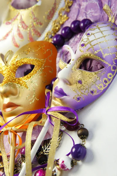 Prachtige Venetiaanse carnaval maskers — Stockfoto