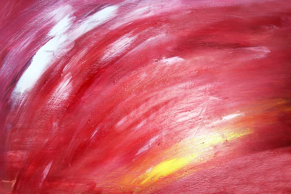 Fondo de pintura abstracta en colores rojos — Foto de Stock