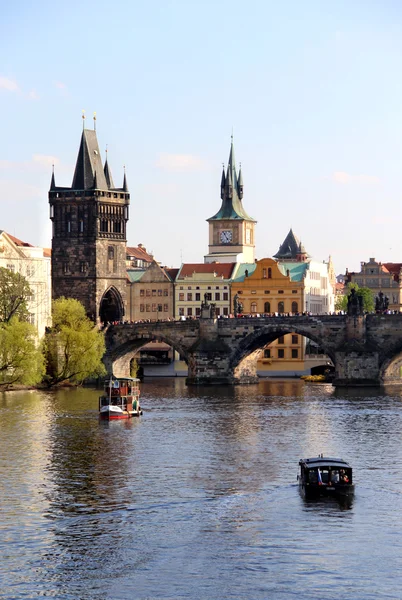 Charles Bridge, Praag, Tsjechië — Stockfoto