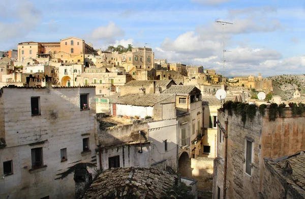 View Matera Unesco World Heritage Italy — Stock Photo, Image