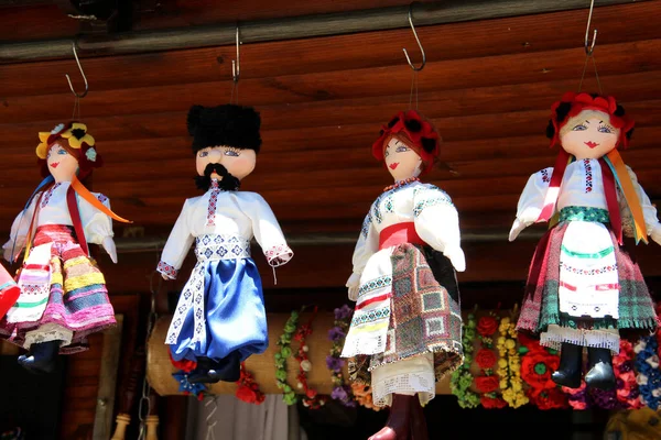 Ulusal Nakışlı Tipik Ukrayna Yadigarları — Stok fotoğraf