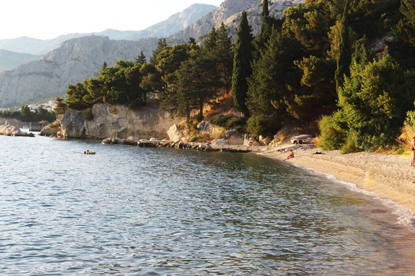 Hırvat Plajları Doğasının Güzel Manzarası — Stok fotoğraf