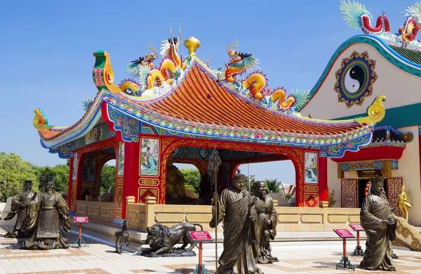 Pattaya Tailandia Noviembre 2014 Templo Chino Viharnra Sien Segundo Piso —  Fotos de Stock