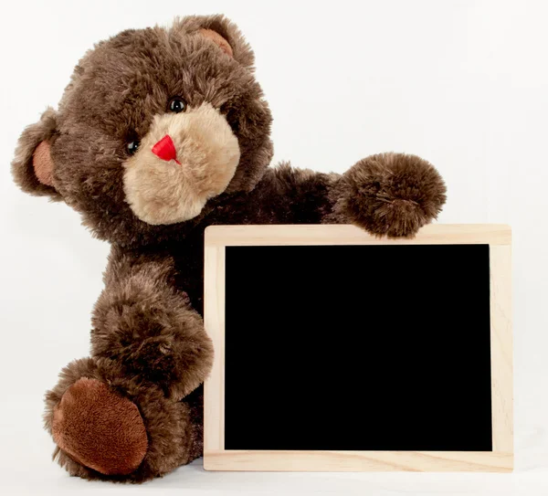 Brown Bear Chalkboard — Stock Photo, Image