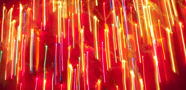 クリスマス ライトの雨 — ストック写真