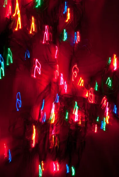 抽象的な背景クリスマス ライト — ストック写真