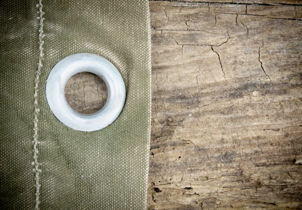 Groene doek hout — Stockfoto