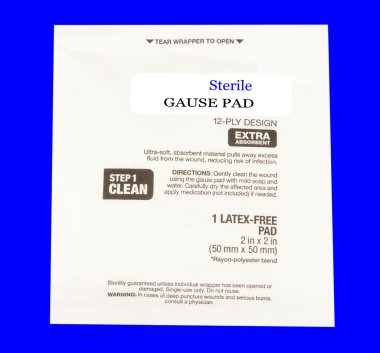 tıbbi gazlı bez pad